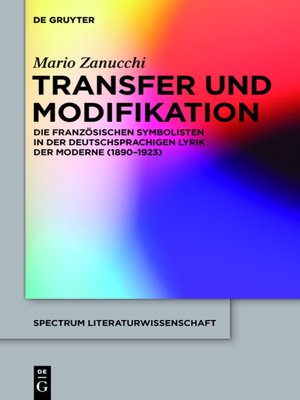 cover image of Transfer und Modifikation